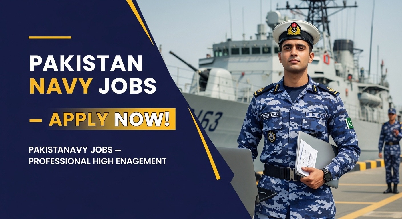Young Pakistan Navy recruit standing in front of naval ship – Step-by-step guide to Pakistan Navy jobs and eligibility